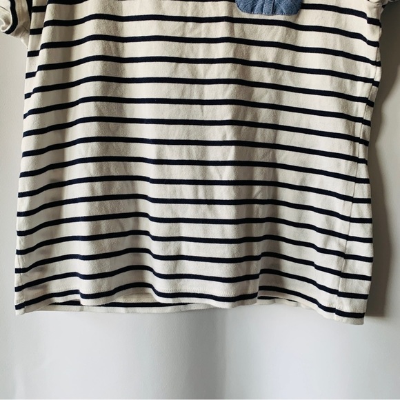 Tommy Hilfiger Women’s Striped Crew Neck Pocket Detail T-Shirt Size Large - Picture 8 of 10